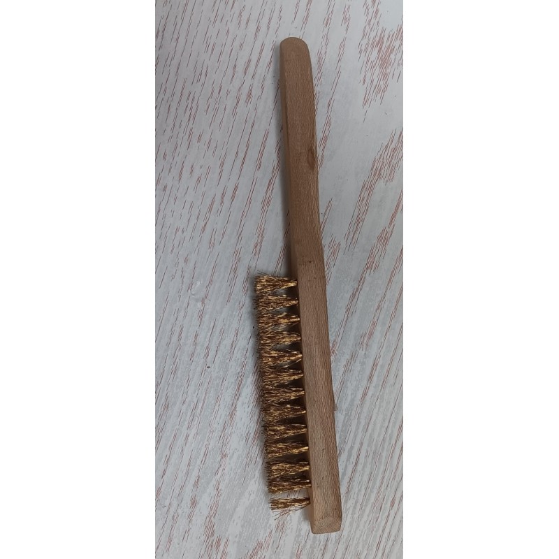 Brosse métallique manche bois nettoyage décapage