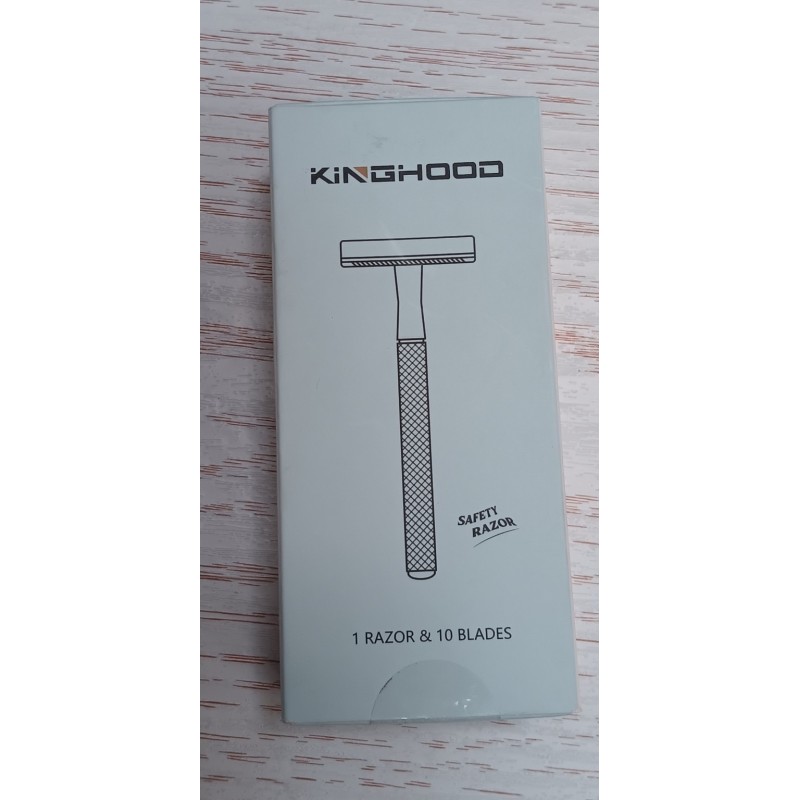 Rasoir de sûreté Kinghood +10 lames rasage précis