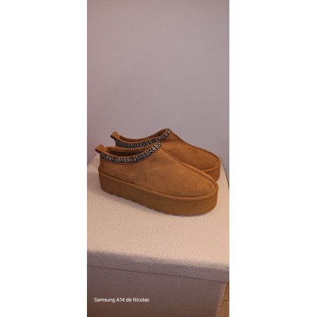 Bottes Sabot Marron Confort Taille 38 - Zenbroc