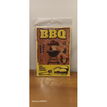 Plaque Décorative BBQ en Bois - Ambiance Unique